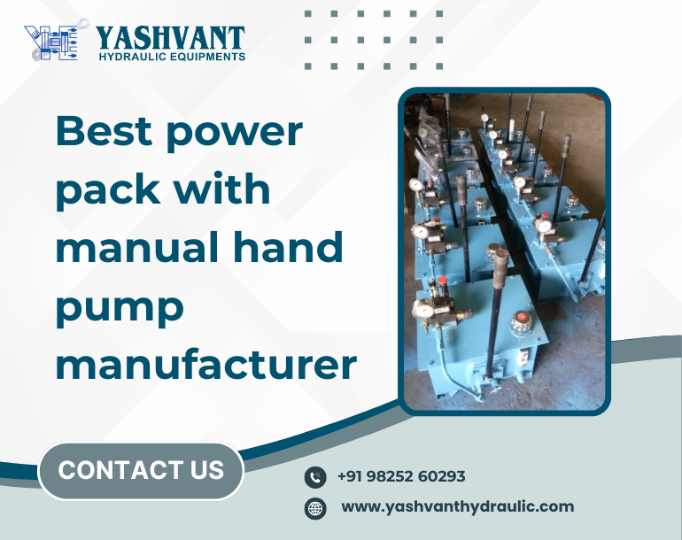Best power pack with manual hand pump manufacturer