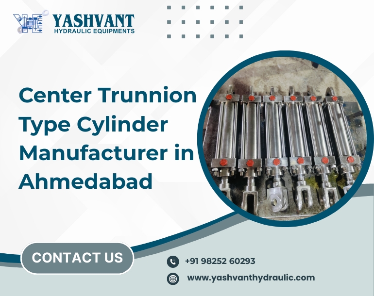 Center Trunnion Type Cylinder Manufacturer in Ahmedabad