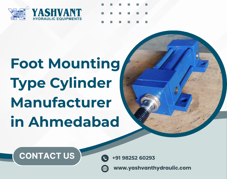 Foot Mounting Type Cylinder Manufacturer in Ahmedabad
