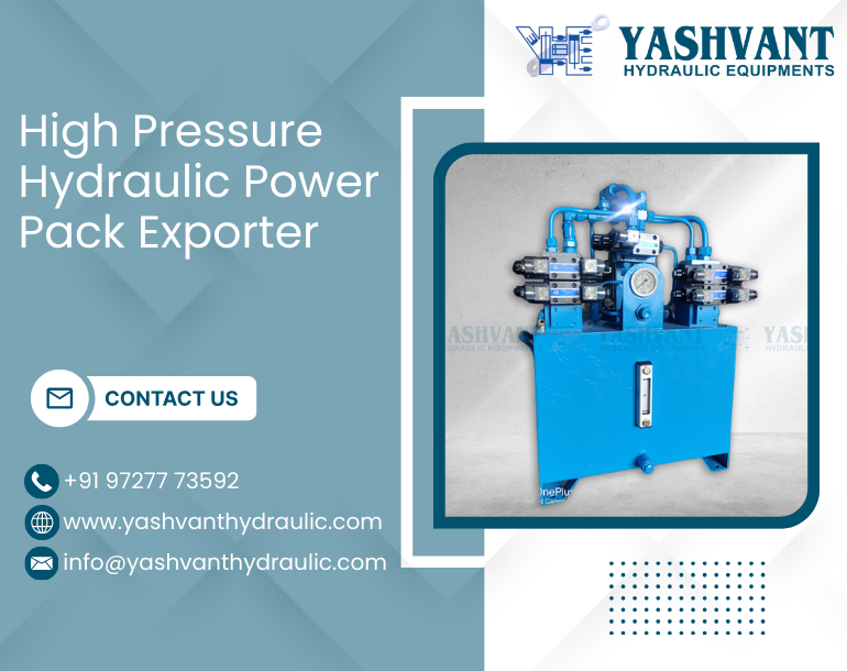 High Pressure Hydraulic Power Pack Exporter