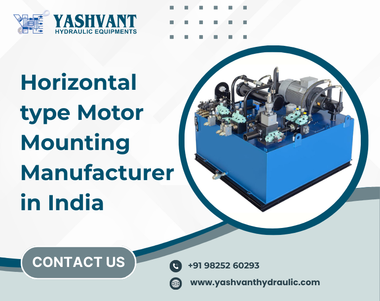 Horizontal type Motor Mounting Manufacturer in India