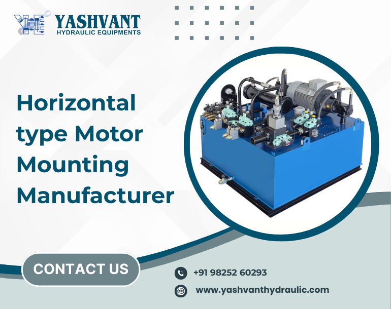 Horizontal type Motor Mounting Manufacturer