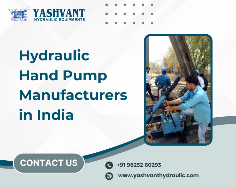 Hydraulic Hand Pump Manufacturers in India