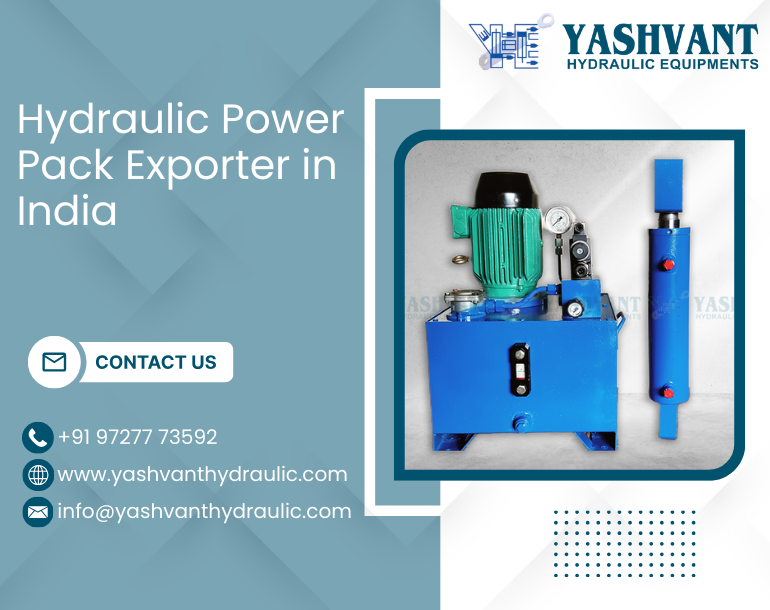 Hydraulic Power Pack Exporter in India