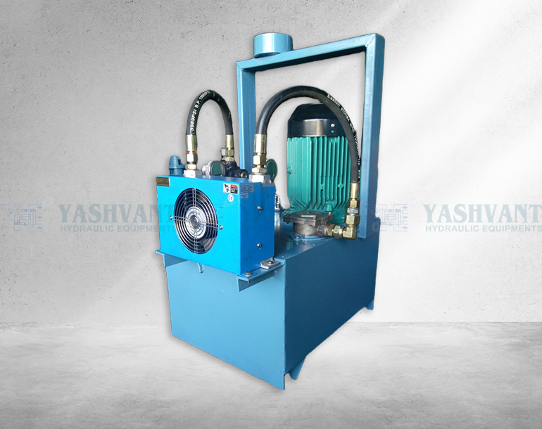 Hydraulic Power Pack 3 Phase with Manual Lever Valve