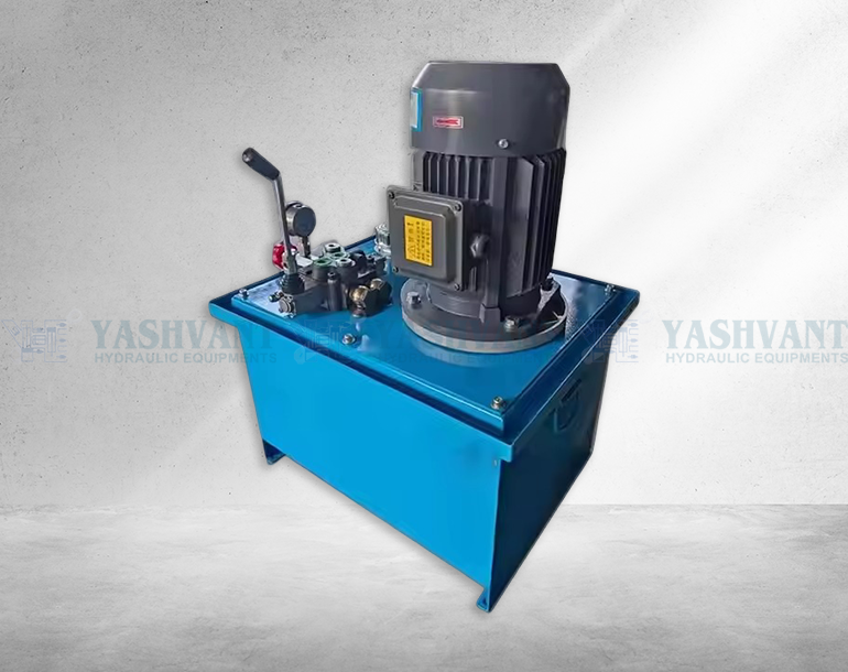 Hydraulic Power Pack 3 Phase With Manual Lever Valve