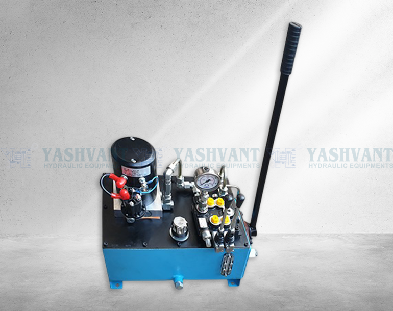 Hydraulic Power Pack Single Phase with Solenoid Valve