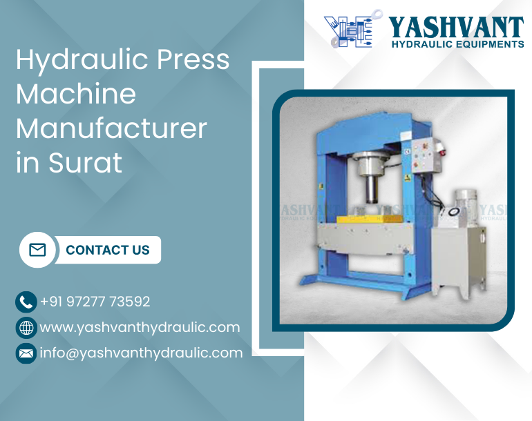 Hydraulic Press Machine Manufacturer in Surat