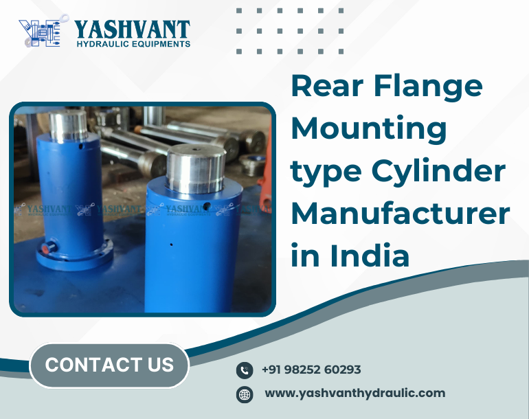 Rear Flange Mounting type Cylinder Manufacturers in India