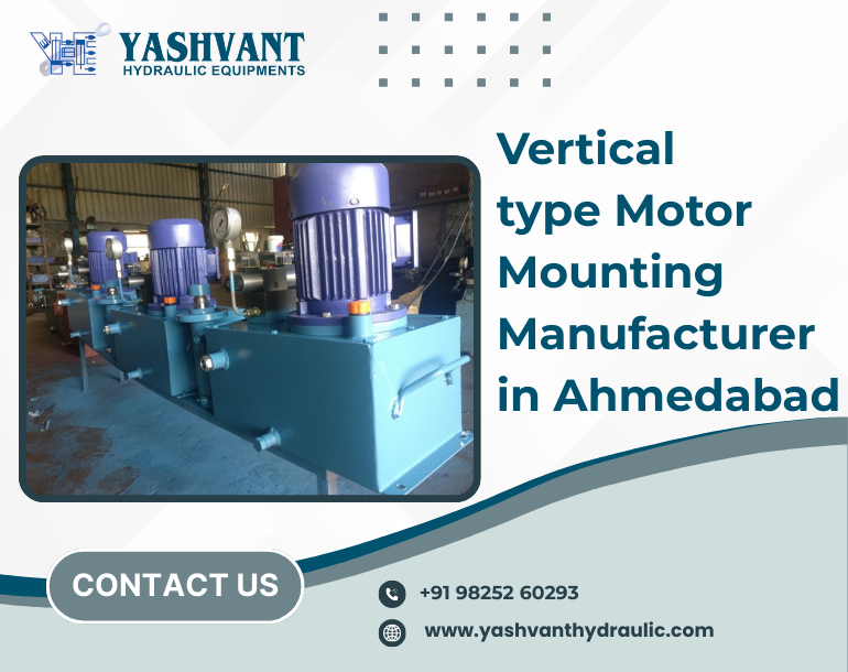 Vertical type Motor Mounting Manufacturer in Ahmedabad
