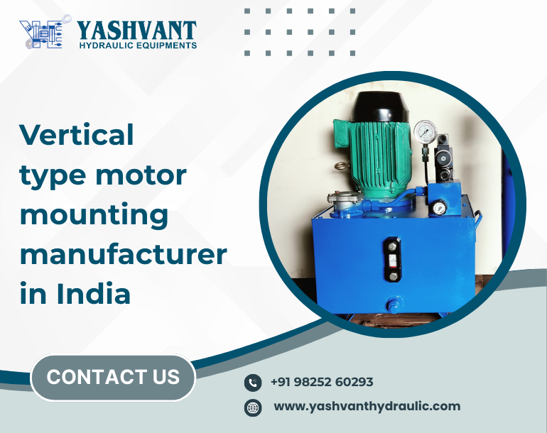 Vertical type motor mounting manufacturer in India